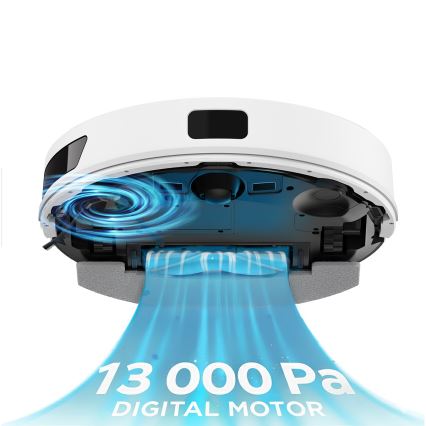 TESLA Electronics RoboStar - Pametni robotski usisavač 3 u 1 3200 mAh Wi-Fi bijela