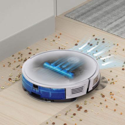 TESLA Electronics RoboStar - Pametni robotski usisivač 2u1 2600 mAh Wi-Fi bijela + daljinski upravljač