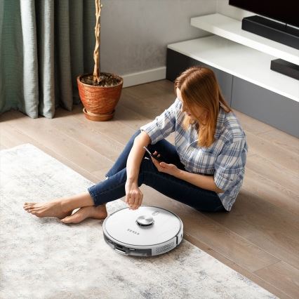TESLA Electronics RoboStar - Pametni robotski usisivač 2u1 2600 mAh Wi-Fi bijela