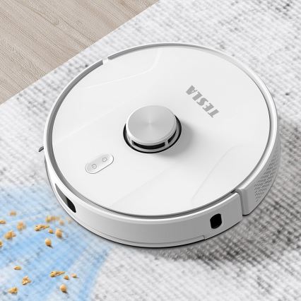 TESLA Electronics RoboStar - Pametni robotski usisivač 2u1 2600 mAh Wi-Fi bijela