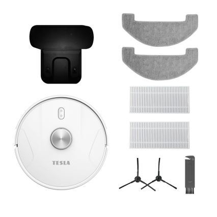 TESLA Electronics RoboStar - Pametni robotski usisivač 2u1 2600 mAh Wi-Fi bijela