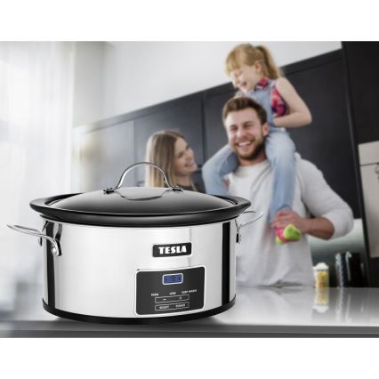 TESLA Electronics SlowCook - Lonac za sporo kuhanje 5,6 l 250W/230V