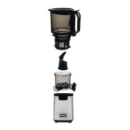 TESLA Electronics SlowJuicer Deluxe - Spori sokovnik 250W/230V nehrđajući/crna
