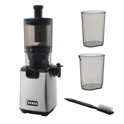 TESLA Electronics SlowJuicer Deluxe - Spori sokovnik 250W/230V nehrđajući/crna