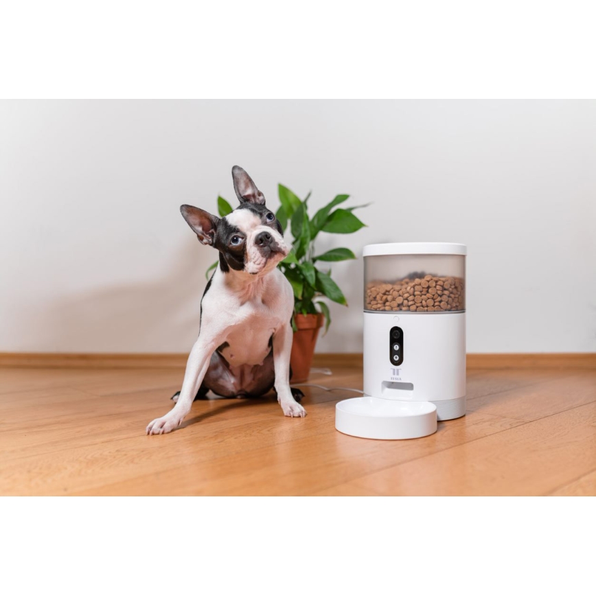 TESLA Smart - Pametna automatizirana hranilica s kamerom za kućne ljubimce 4 l 5V/3xLR20 Wi-Fi