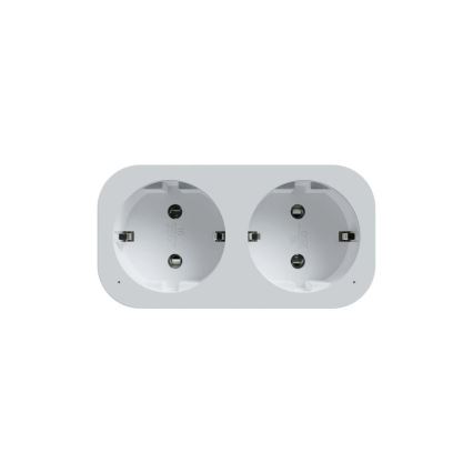 TESLA Smart - Pametna razdjelna utičnica 2x16A/230V Tip F Wi-Fi Tuya