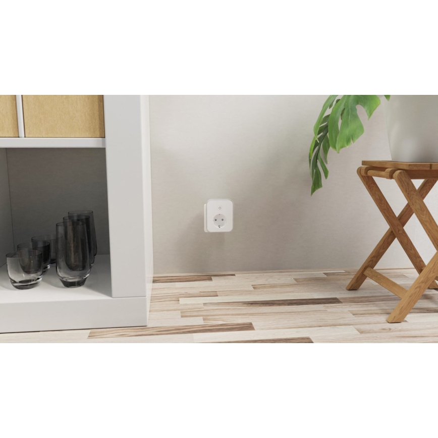TESLA Smart - Pametna utičnica 3690W/230V/16A 2xUSB/24W/5V Wi-Fi Tuya