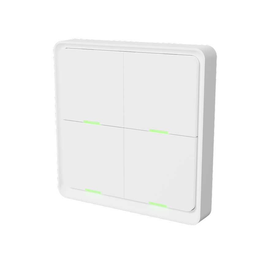 TESLA Smart - Pametni bežični kućni prekidač 4P 1xCR2430 ZigBee