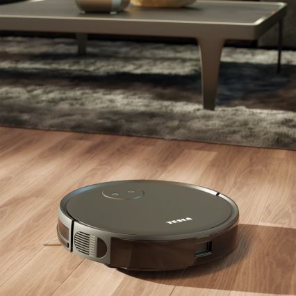 TESLA Smart - Pametni robotski usisavač 2u1 2000 mAh Wi-Fi crni + daljinski upravljač