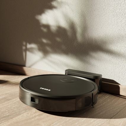 TESLA Smart - Pametni robotski usisavač 2u1 2000 mAh Wi-Fi crni + daljinski upravljač