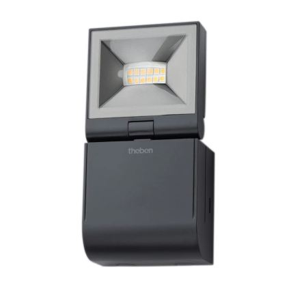 theben - LED zidni reflektor LED/10W/230V crni IP55