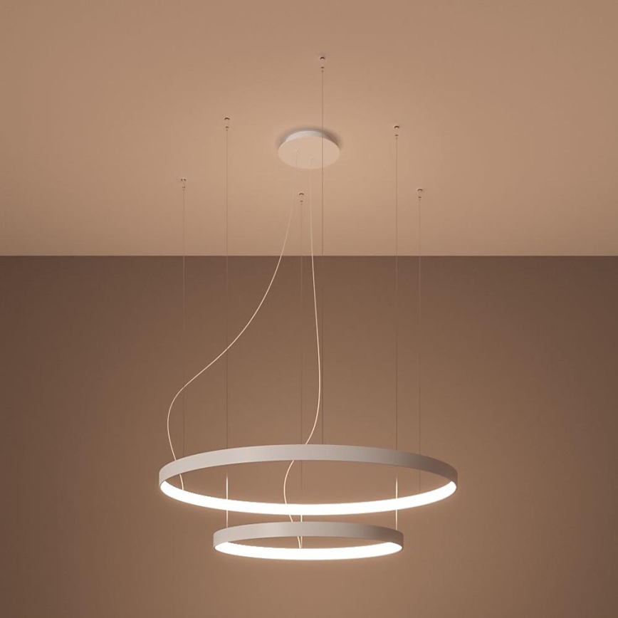 Thoro TH.176 - LED Luster na sajli RIO LED/80W/230V CRI 90 3000K bijela