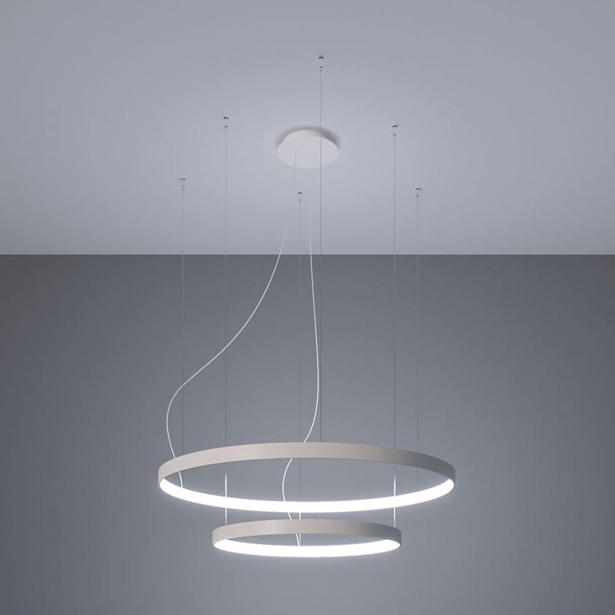 Thoro TH.178 - LED Luster na sajli RIO LED/80W/230V CRI 95 4000K bijela