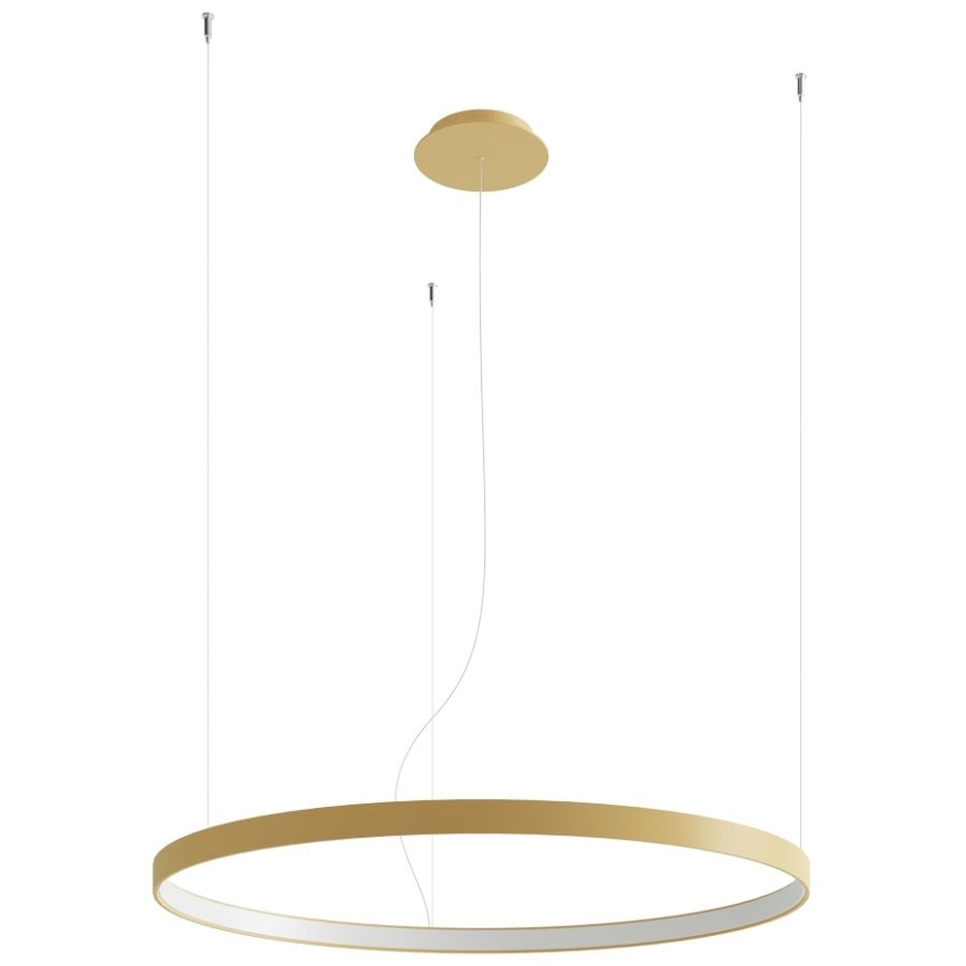 Thoro TH.181 - LED  Luster na sajli RIO LED /50W/230V CRI 95 4000K pr. 78 cm zlatna