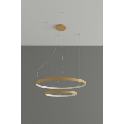 Thoro TH.214 - LED Luster na sajli RIO LED/80W/230V CRI 90 3000K zlatna