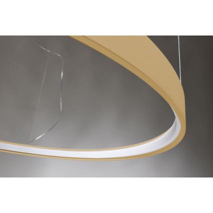 Thoro TH.217 - LED Luster na sajli RIO LED/30W/230V CRI 95 4000K pr. 55 cm zlatna