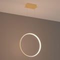 Thoro TH.220 - LED Luster na sajli RIO LED/30W/230V CRI 90 3000K pr. 55 cm zlatna