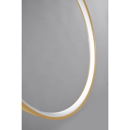 Thoro TH.221 - LED Luster na sajli RIO LED/30W/230V CRI 95 4000K pr. 55 cm zlatna