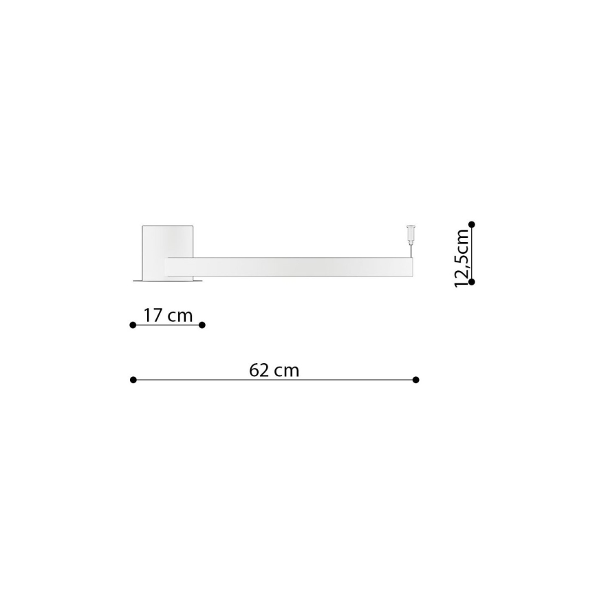 Thoro TH.222 - LED Stropna svjetiljka RIO LED/30W/230V CRI 90 3000K pr. 55 cm zlatna
