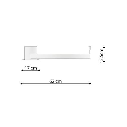 Thoro TH.223 - LED Stropna svjetiljka RIO LED/30W/230V CRI 95 4000K pr. 55 cm zlatna