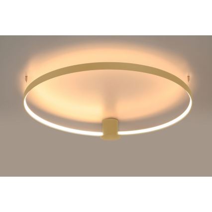Thoro TH.224 - LED Stropna svjetiljka RIO LED/50W/230V CRI 90 3000K pr. 78 cm zlatna