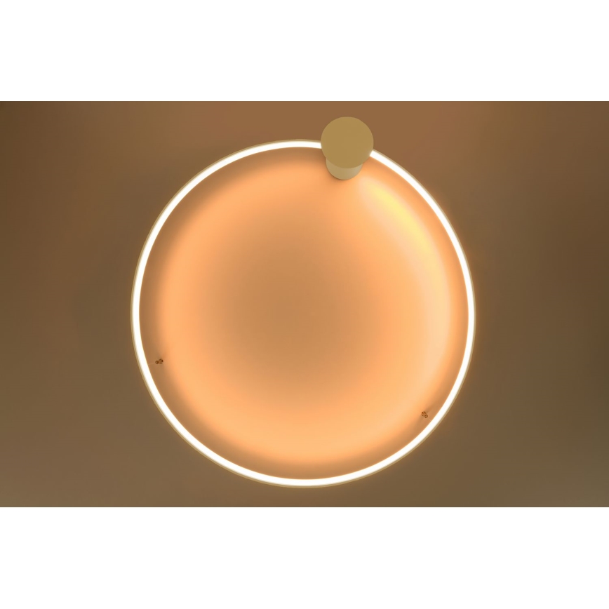 Thoro TH.224 - LED Stropna svjetiljka RIO LED/50W/230V CRI 90 3000K pr. 78 cm zlatna