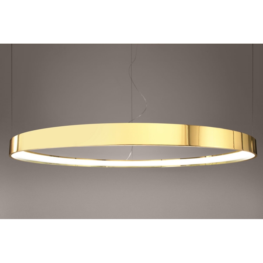 Thoro TH.246 - LED Luster na sajli RIO LED/50W/230V CRI 90 3000K pr. 78 cm zlatna