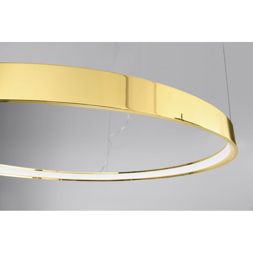 Thoro TH.246 - LED Luster na sajli RIO LED/50W/230V CRI 90 3000K pr. 78 cm zlatna