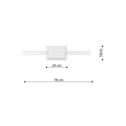 Thoro TH.248 - LED Luster na sajli RIO LED/50W/230V CRI 90 3000K pr. 78 cm zlatna