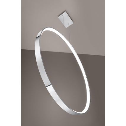 Thoro TH.249 - LED Luster na sajli RIO LED/50W/230V CRI 90 4000K pr. 78 cm sjajni krom