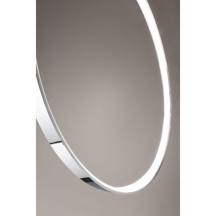 Thoro TH.249 - LED Luster na sajli RIO LED/50W/230V CRI 90 4000K pr. 78 cm sjajni krom
