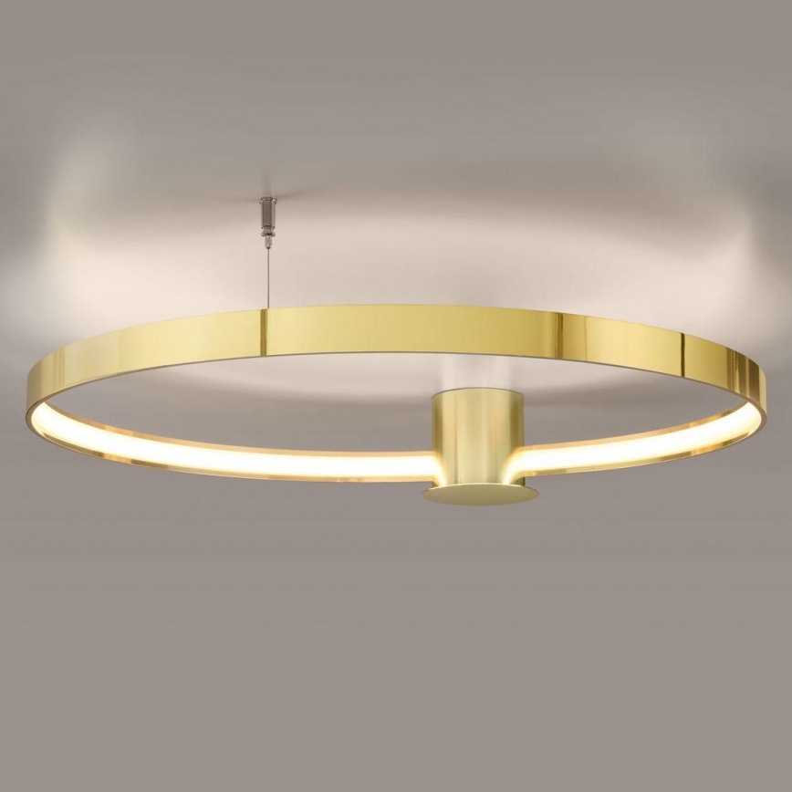 Thoro TH.252 - LED Stropna svjetiljka RIO LED/50W/230V CRI 90 3000K pr. 78 cm zlatna