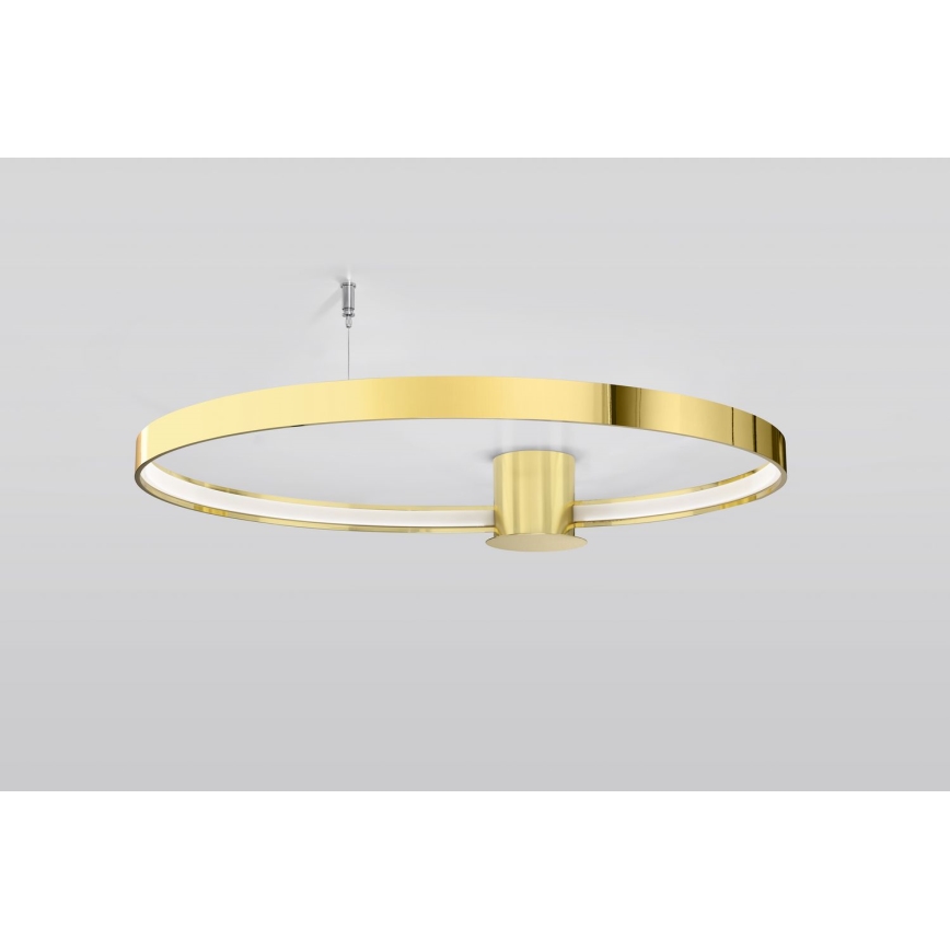 Thoro TH.252 - LED Stropna svjetiljka RIO LED/50W/230V CRI 90 3000K pr. 78 cm zlatna