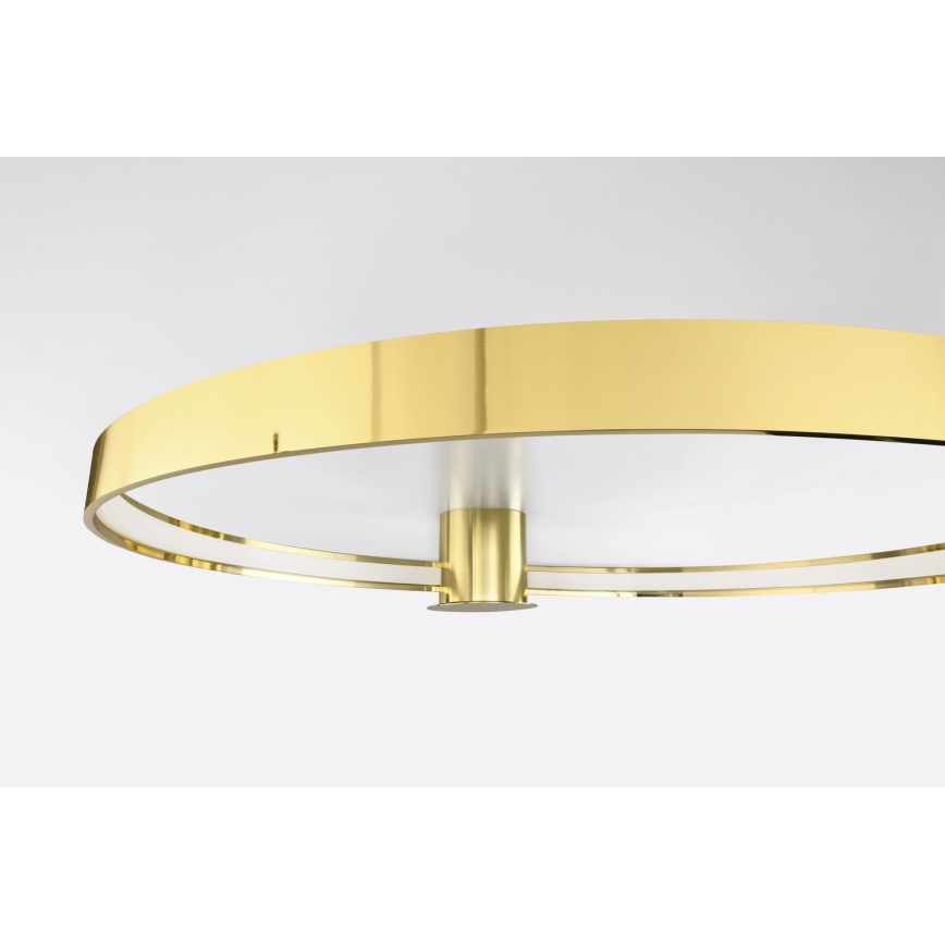 Thoro TH.252 - LED Stropna svjetiljka RIO LED/50W/230V CRI 90 3000K pr. 78 cm zlatna