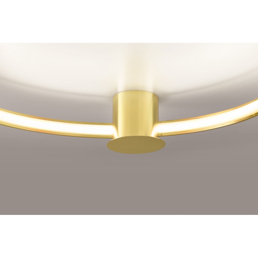 Thoro TH.252 - LED Stropna svjetiljka RIO LED/50W/230V CRI 90 3000K pr. 78 cm zlatna