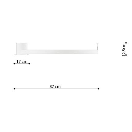 Thoro TH.252 - LED Stropna svjetiljka RIO LED/50W/230V CRI 90 3000K pr. 78 cm zlatna
