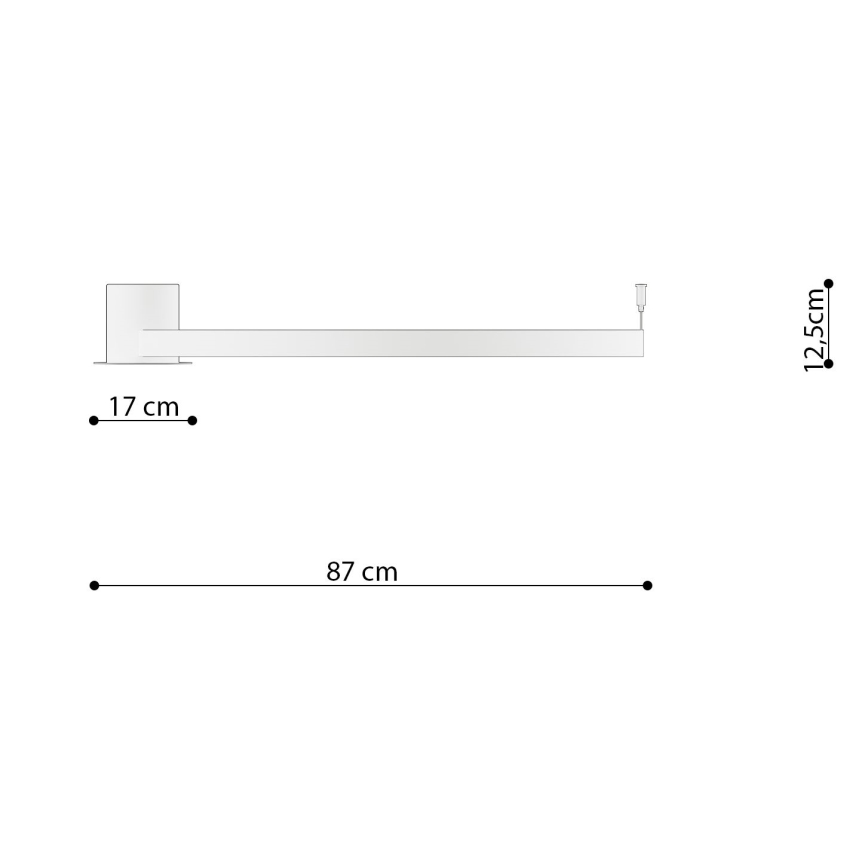 Thoro TH.252 - LED Stropna svjetiljka RIO LED/50W/230V CRI 90 3000K pr. 78 cm zlatna
