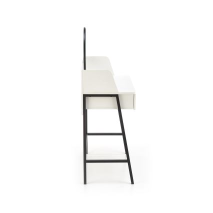 Toaletni stol AGNES 120x80 cm bijela/crna