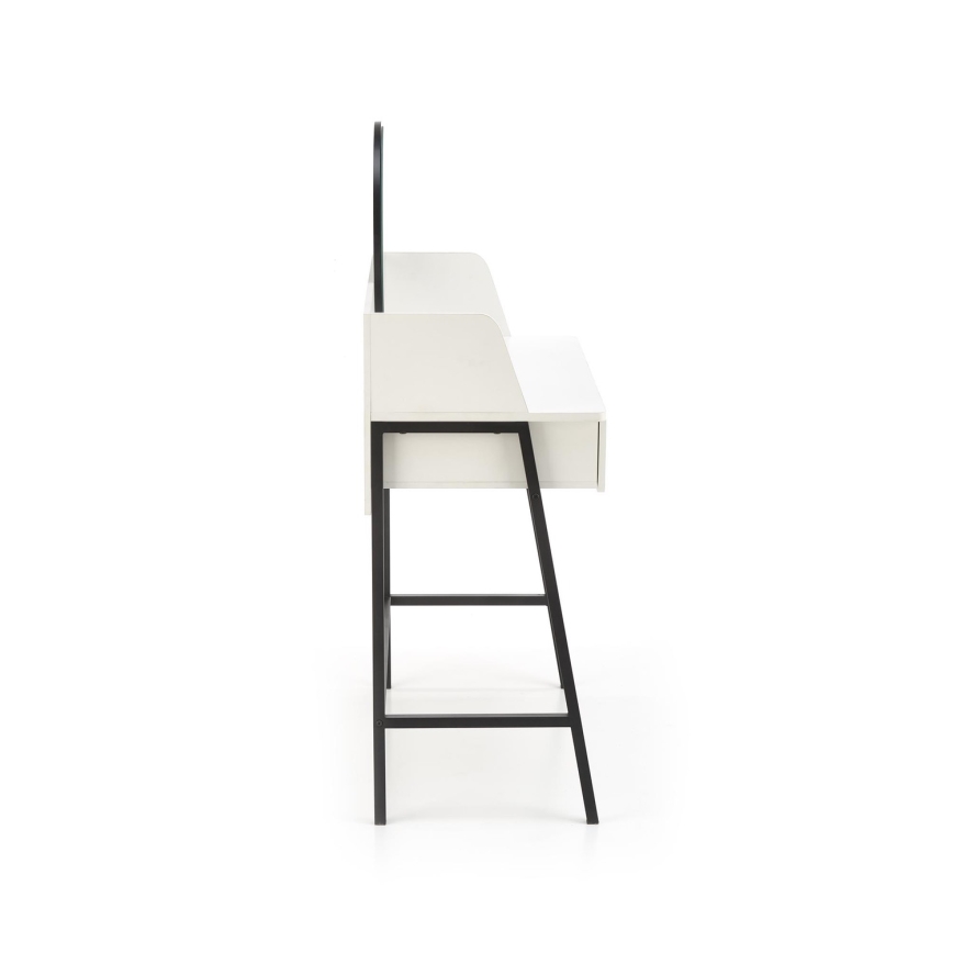 Toaletni stol AGNES 120x80 cm bijela/crna