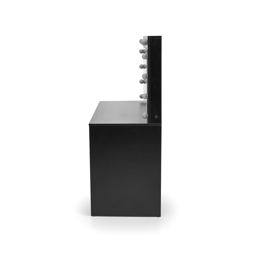 Toaletni stolić AMORIO crni