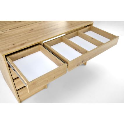 Toaletni stolić AMORIO hrast artisan