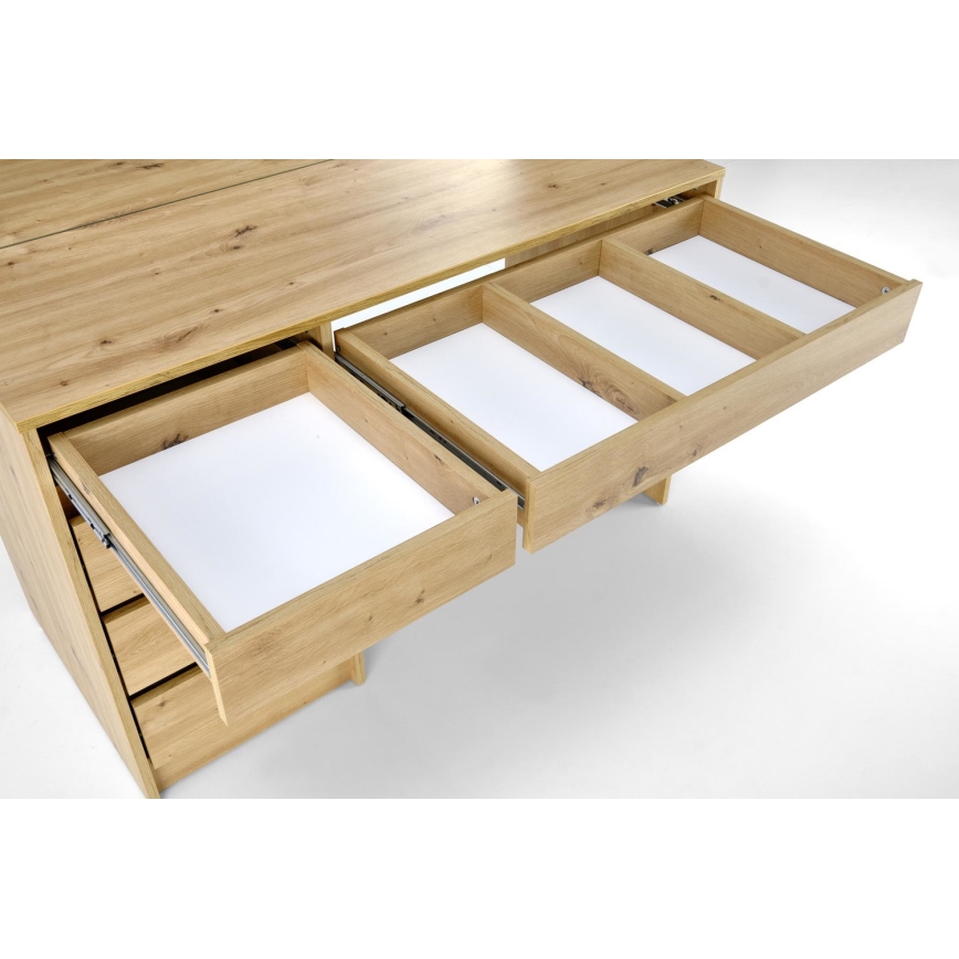 Toaletni stolić AMORIO hrast artisan