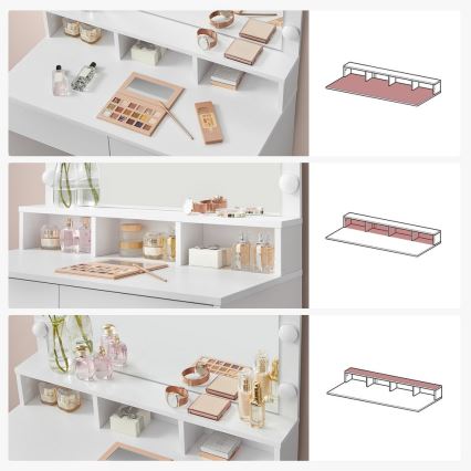 Toaletni stolić HATOR bijeli