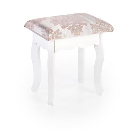 Toaletni stolić SARA 80x130 cm + taburet 45x37 cm bijela