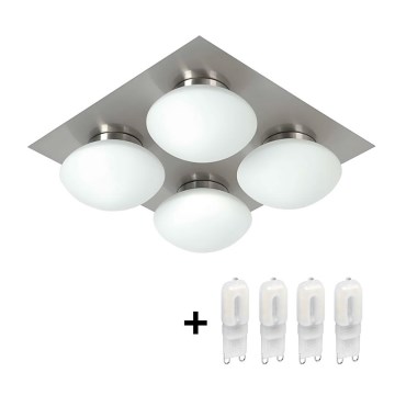 Top Light Dunaj - LED Stropna svjetiljka za kupaonicu 4xG9/3W/230V IP44 Top Light Dunaj - LED Stropna svjetiljka za kupaonicu 4xG9/3W/230V IP44