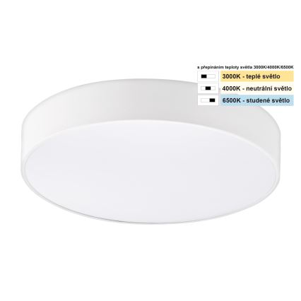 Top Light - LED Stropna svjetiljka za kupaonicu PETAL LED/24W/230V IP44 3000/4000/6500K pr. 35 cm bijela