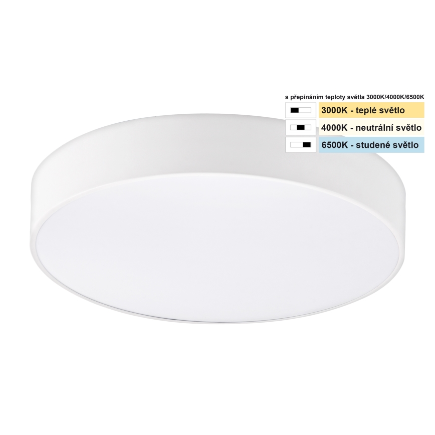 Top Light - LED Stropna svjetiljka za kupaonicu PETAL LED/24W/230V IP44 3000/4000/6500K pr. 35 cm bijela
