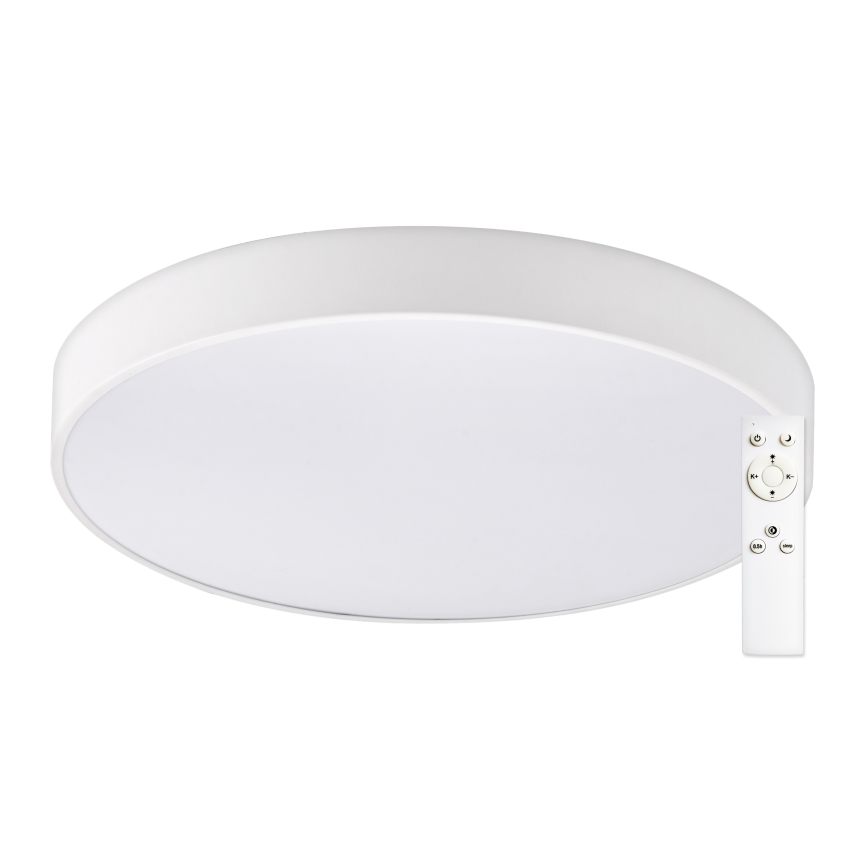 Top Light - LED Prigušiva stropna svjetiljka za kupaonicu PETAL LED/48W/230V IP44 3000-6500K pr. 48 cm bijela + daljinski upravljač