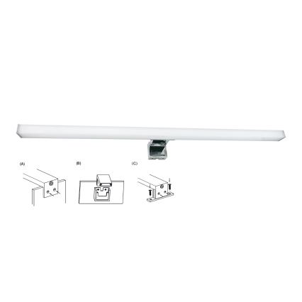 Top Light - LED kupaonska rasvjeta za ogledalo OREGON LED/9W/230V 60 cm IP44