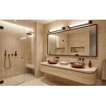 Top Light - LED rasvjeta za kupaonsko ogledalo TURIA LED/8W/230V 3000/4000/6500K IP44 40 cm crna